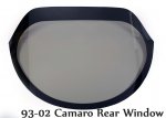 1982-2013 Camaro Lexan Drop In Rear Window (Choose Thickness)