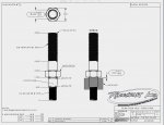 Tapered Pin Bumpsteer Kit 3 1/2" OEM Style Manual Mustang Rack